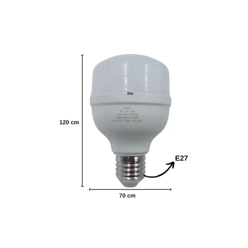 Lâmpada Bulbo LED 30W - ASP - Materiais Elétricos